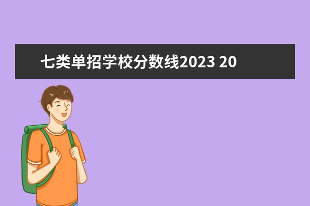 七类单招学校分数线2023 2023河北单招七类公办学校分数线